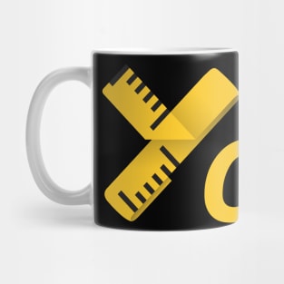 Yellow Yard Ruler Mug